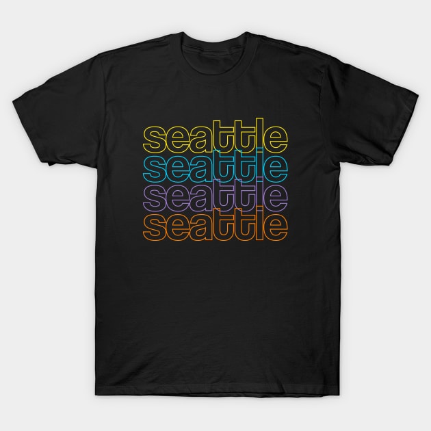 Seattle City T-Shirt by anupasi